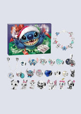 (VIRALIZOU) Stitch Calendário Contagem Regressiva [Pulseira Grátis + Berloques] Edição Limitada