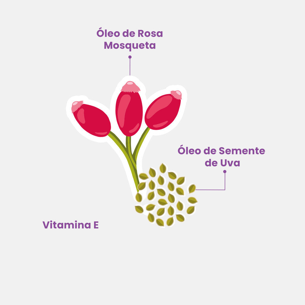 Óleo de Banho Hidratante com Rosa Mosqueta e Vitamina E 200ml